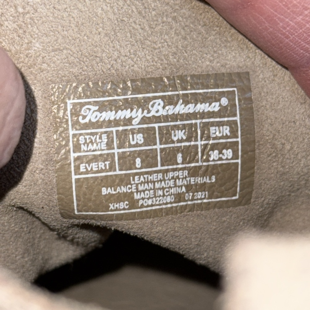 Tommy Bahama Suede Evert Chukka Boot In Sand - Picture 9 of 9